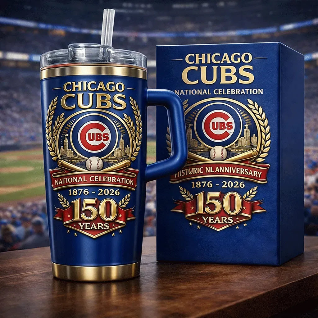 Chicago Cubs 150th Anniversary Tumbler