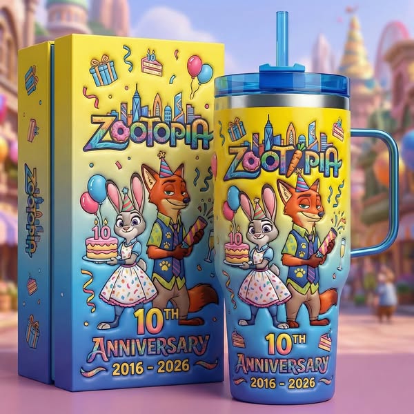 Zootopia 10th Anniversary Tumbler