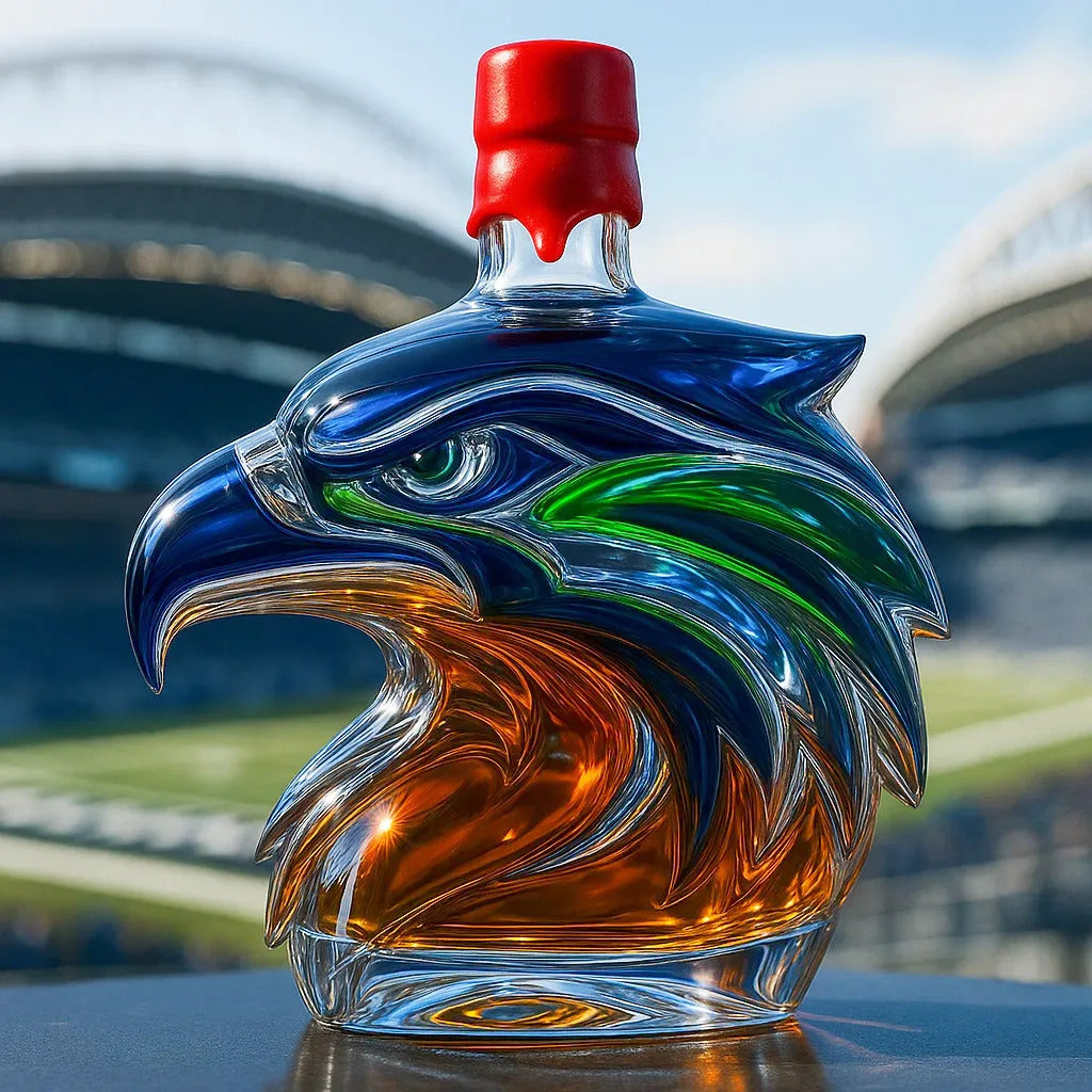 Seattle Football Team Limited Edition Whisky Bottle