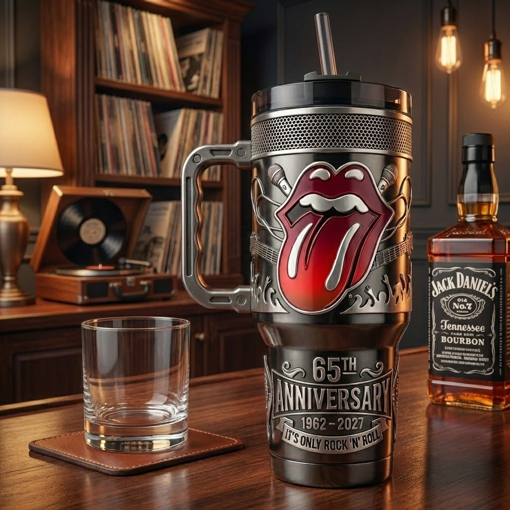 Rolling Stones Band 64th Anniversary Commemorative  Tumbler