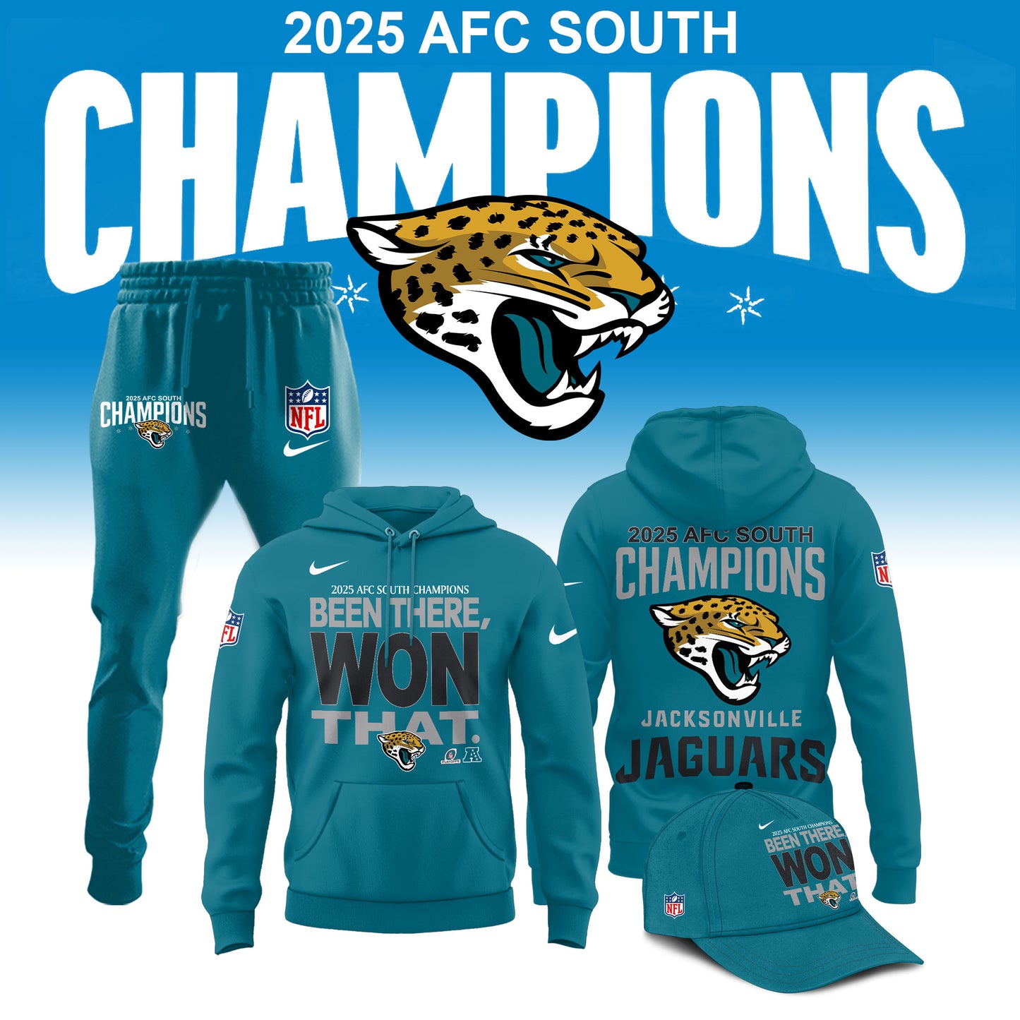 Jacksonville Jaguars 2025 AFC South Champions