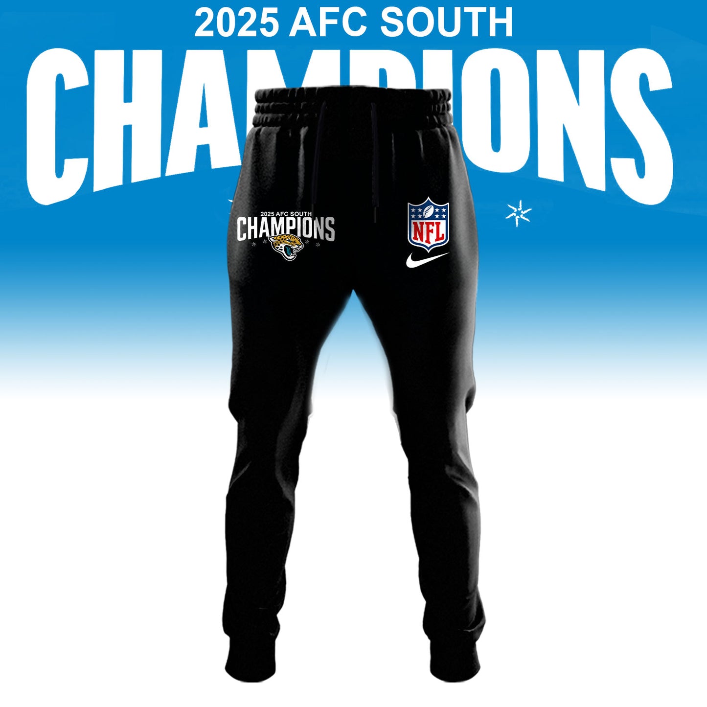 Jacksonville Jaguars 2025 AFC South Division Champions Jogger