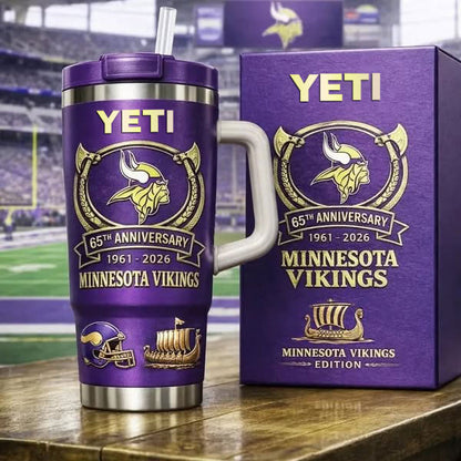 VIKINGS TUMBLER – 65TH ANNIVERSARY EDITION