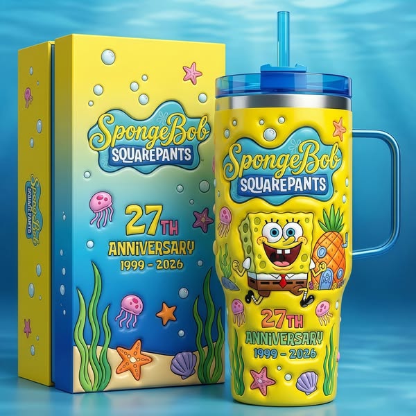 SpongeBob SquarePants 27th Anniversary Commemorative Tumbler