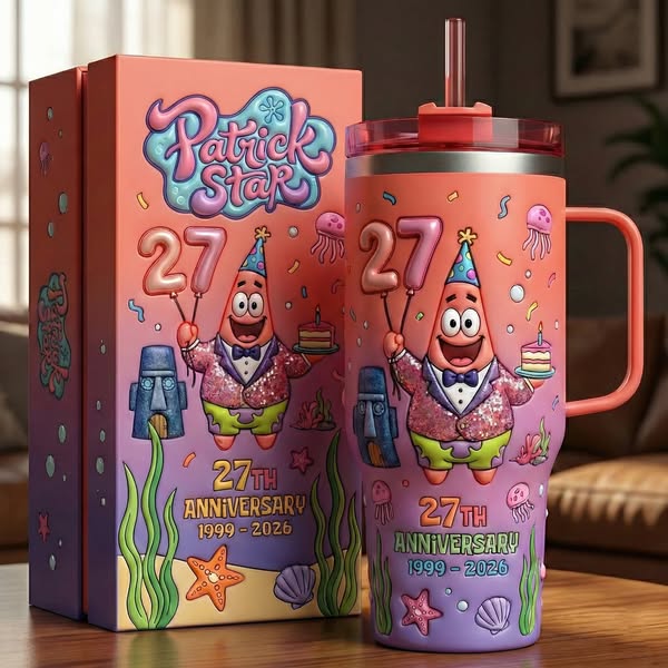 SpongeBob SquarePants 27th Anniversary Commemorative Tumbler