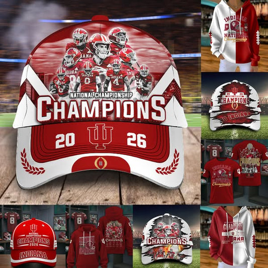 Indiana Hoosiers 2026 National Champions Cap