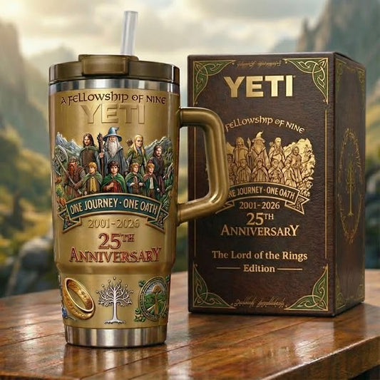 The Lord of the Rings – Fellowship of the Nine 25th Anniversary Tumbler (2001–2026)