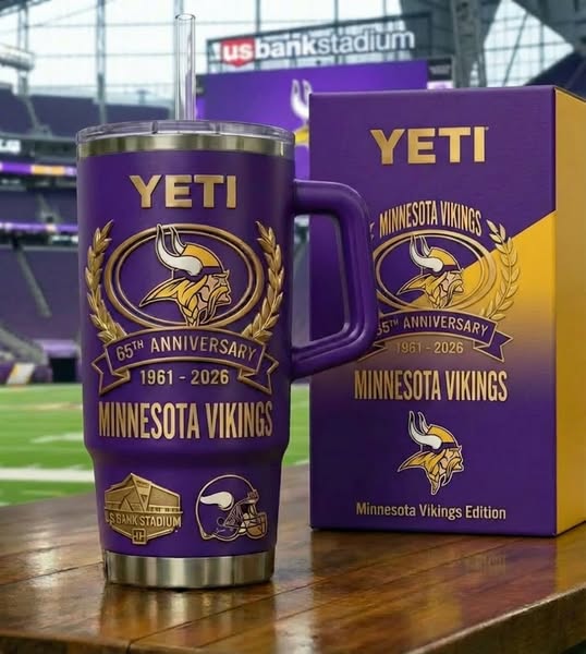 VIKINGS TUMBLER – 65TH ANNIVERSARY EDITION