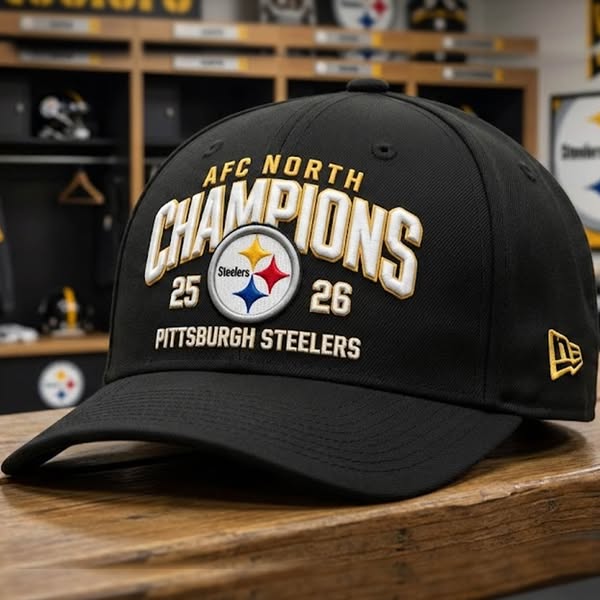 Pittsburgh Steelers 2025 AFC North Division Champions Limited Edition Cap