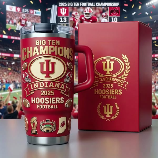 Indiana Hoosiers 140th Anniversary Gold Yeti Tumbler