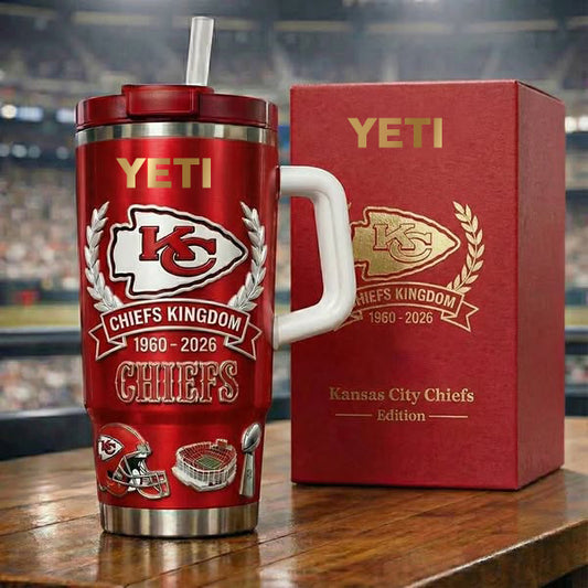 Kansas City Chiefs 65th Season Anniversary Tumbler