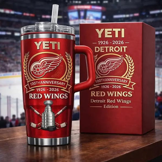 Red Wings 100th Anniversary Tumbler
