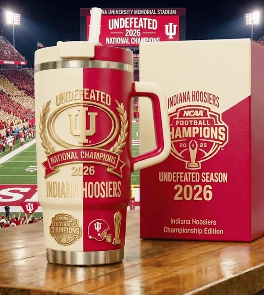 Indiana Hoosiers 140th Anniversary Gold Yeti Tumbler