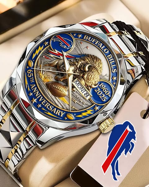 Buffalo Bills 65th Anniversary Alloy Luxury Quartz Watch