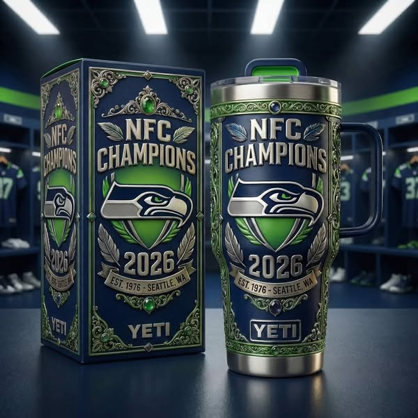 2025 NFC Champions Seahawks Limited Edition Tumbler