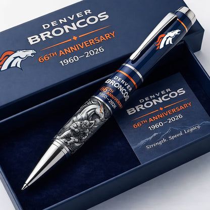 Denver Broncos 66th Anniversary Commemorative Pen