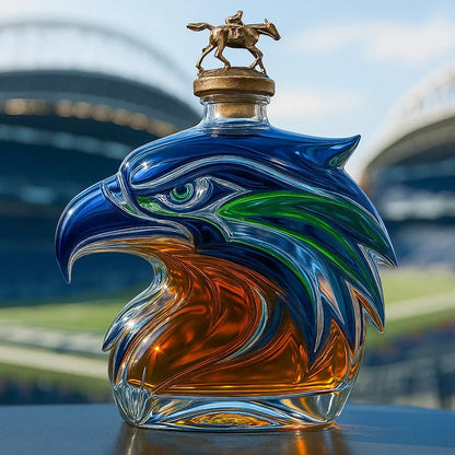 Seattle Football Team Limited Edition Whisky Bottle