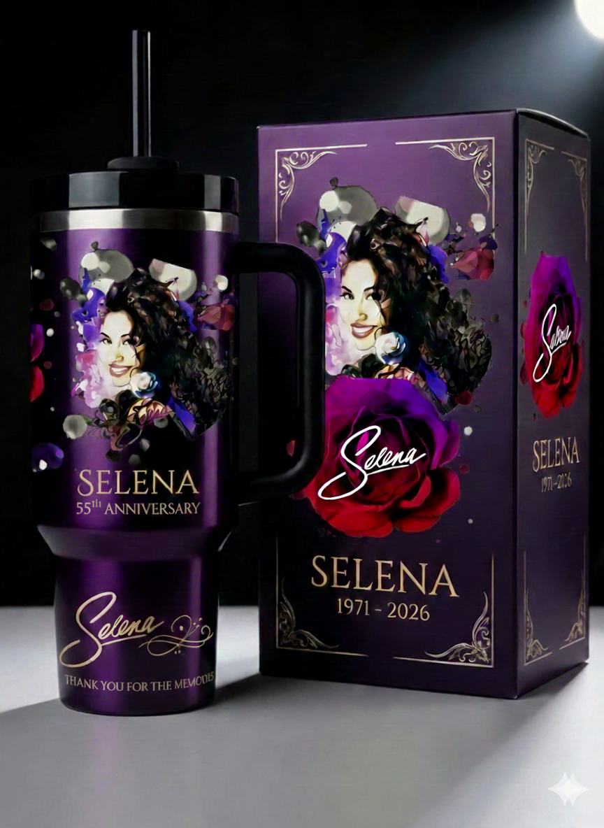 Selena 55th Anniversary Tumbler