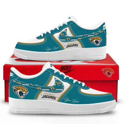 Jacksonville Jaguars Personalized AF1 Shoes