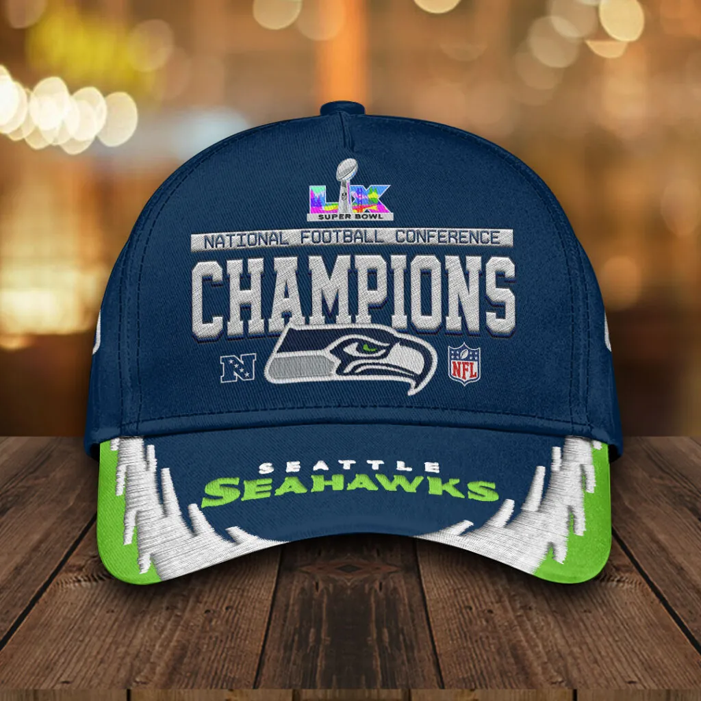 Seattle Seahawks 2025 NFC Champions Classic Cap