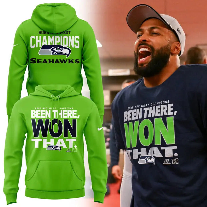 Seattle Seahawks 2025 NFC West Division Champions "Been There Won That"