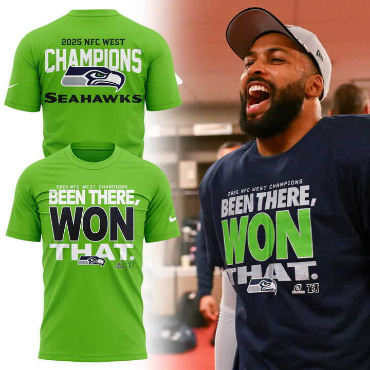 Seattle Seahawks 2025 NFC West Division Champions "Been There Won That"