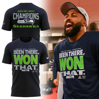 Seattle Seahawks 2025 NFC West Division Champions "Been There Won That"