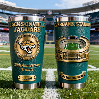 Jacksonville Jaguars "Legacy Gold" 30th Anniversary Edition YETI