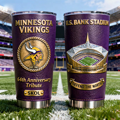 VIKINGS TUMBLER – 65TH ANNIVERSARY EDITION